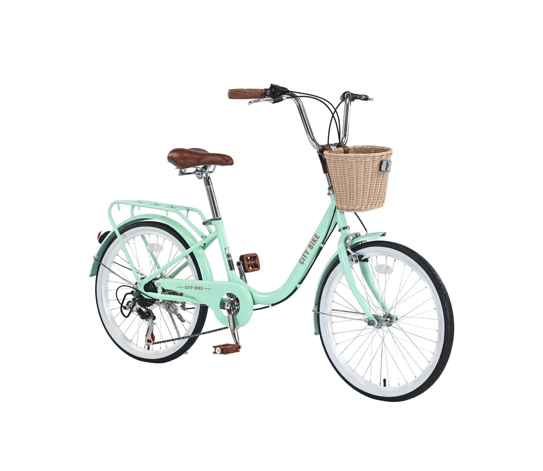 ZUKKA Bliss City Bike – Durable 7-Speed Adult Commuter Bicycle