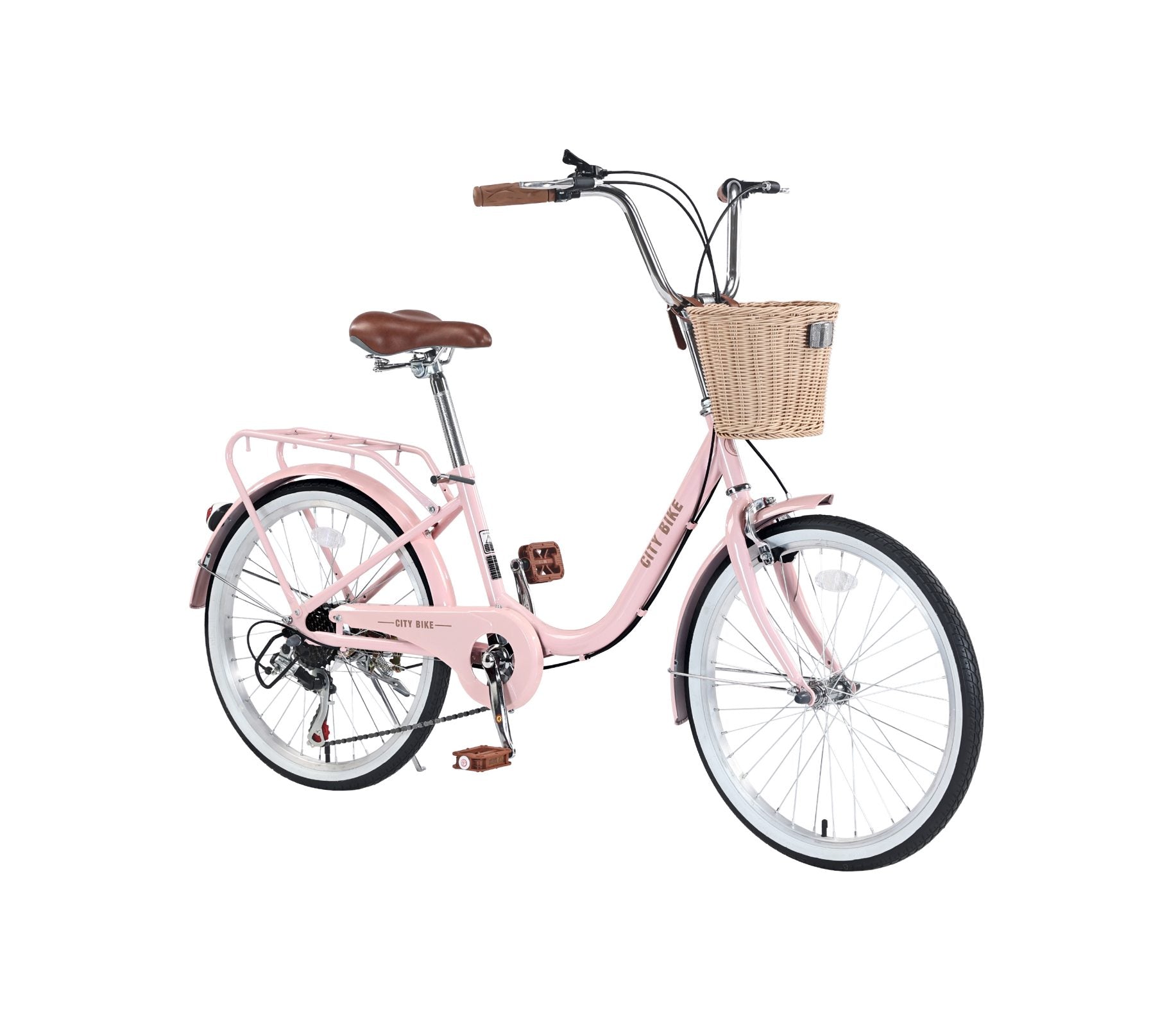 ZUKKA Bliss City Bike – Durable 7-Speed Adult Commuter Bicycle