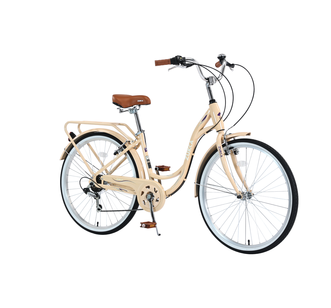 ZUKKA Dusk Urban 26" Beige Lady Bike (Adult)