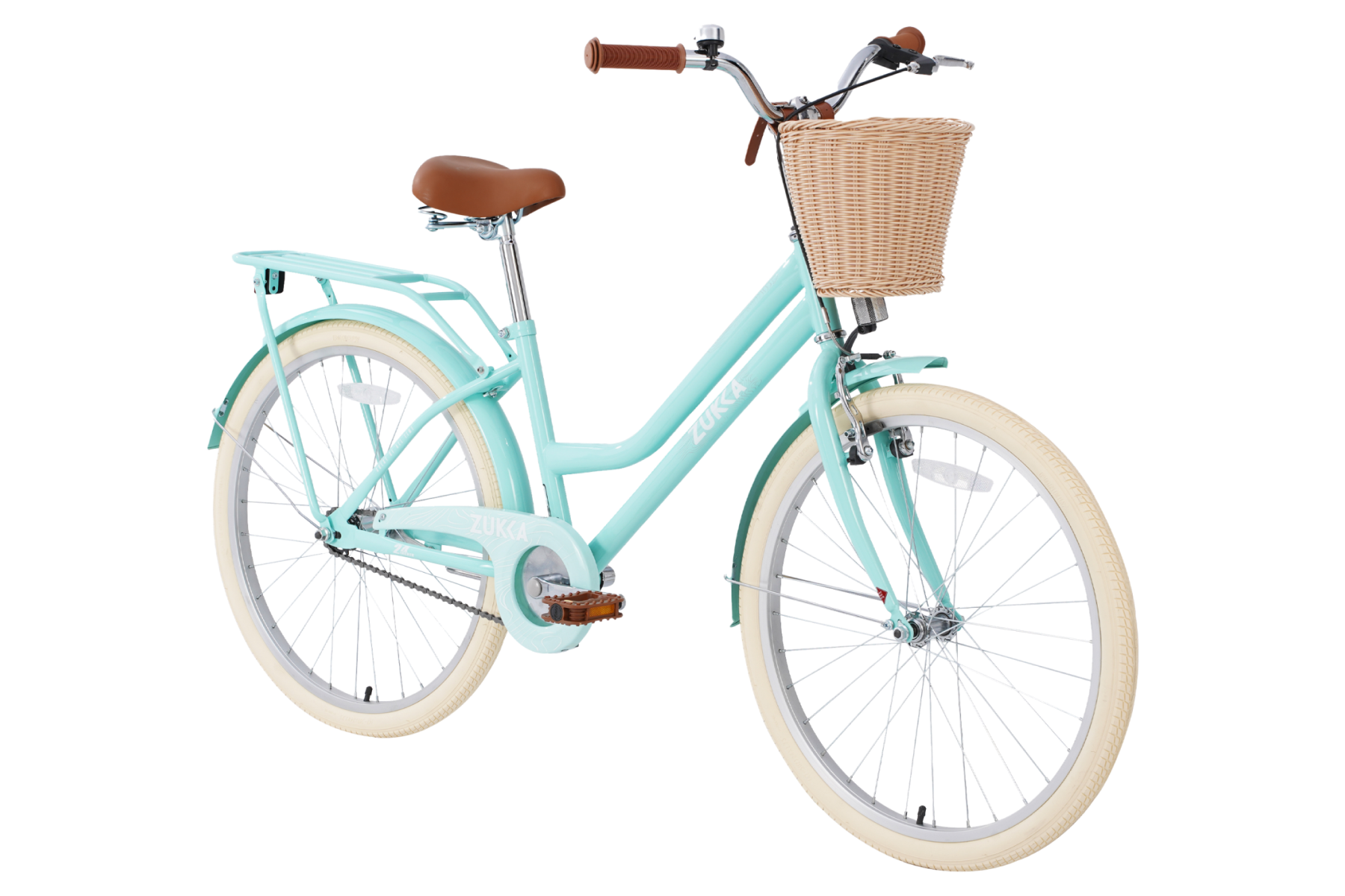 ZUKKA Dawn Urban 24" Mint Green City Bike (10 yrs+)