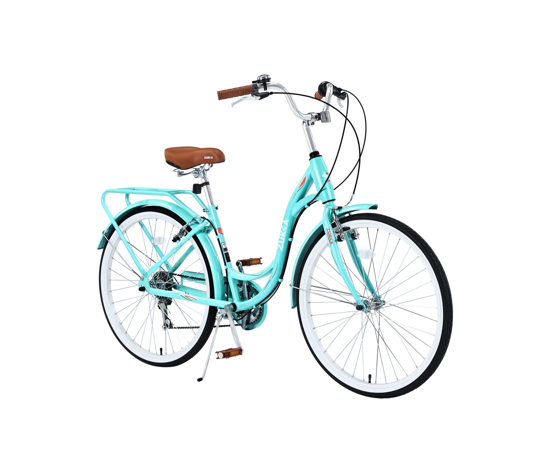 ZUKKA Breeze City Bike – 7-Speed Step-Through Bicycle (Adult)